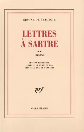 Couverture du produit · Lettres à Sartre, tome 2 : 1940 - 1963