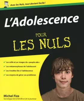 Couverture du produit · L'Adolescence Pour les nuls