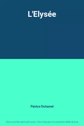 Couverture du produit · L'Elysée
