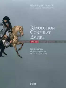 Couverture du produit · Révolution, Consulat, Empire (1789-1815)