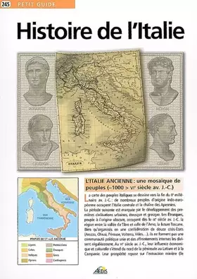 Couverture du produit · PG245 - Histoire de l'Italie