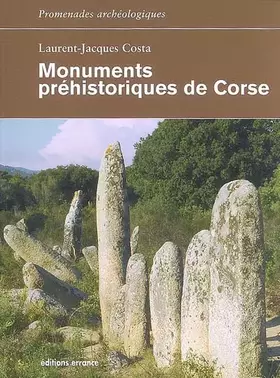 Couverture du produit · Monuments préhistoriques de Corse