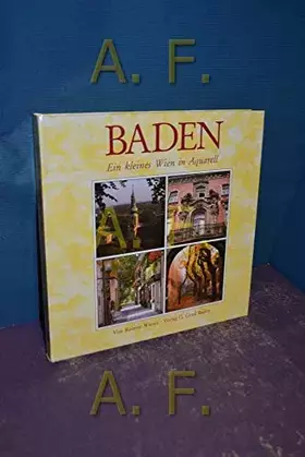 Couverture du produit · Baden: Ein kleines Wien in Aquarell