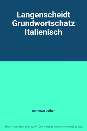 Couverture du produit · Langenscheidt Grundwortschatz Italienisch