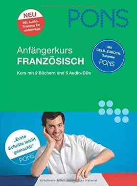 Couverture du produit · PONS Anfängerkurs Französisch: Sprachkurs: 2 Bücher mit 5 Audio-CDs