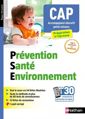 Couverture du produit · Prévention Santé Environnement - CAP Accompagnant éducatif petite enfance