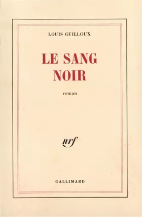 Couverture du produit · Le Sang noir