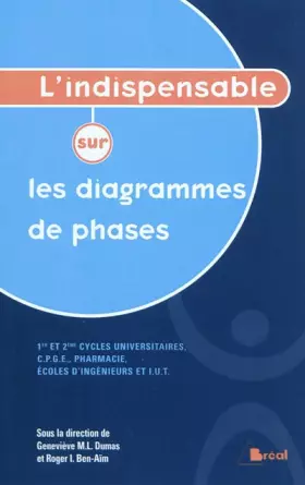 Couverture du produit · L'indispensable sur les diagrammes de phases