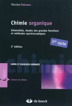 Couverture du produit · Chimie organique