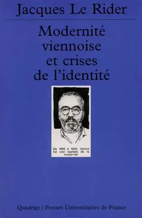 Couverture du produit · Modernité viennoise et crises de l'identité