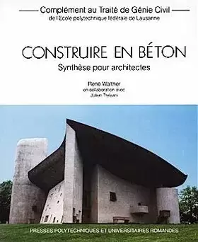 Couverture du produit · Construire en béton