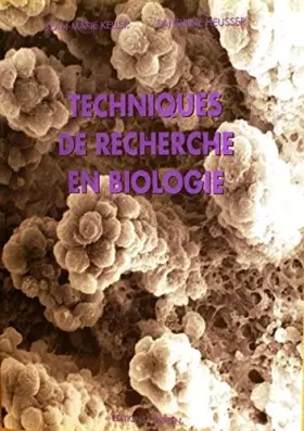 Couverture du produit · Techniques de recherche en biologie