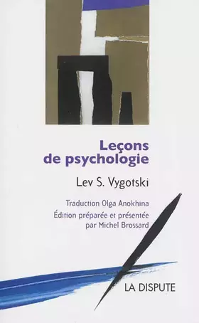 Couverture du produit · Leçons de psychologie