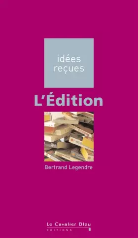 Couverture du produit · L'édition