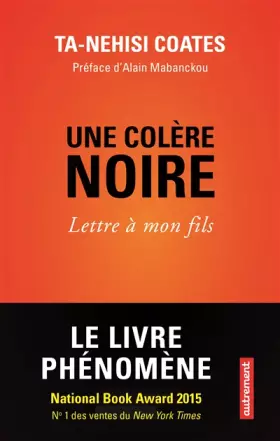 Couverture du produit · Une colère noire : Lettre à mon fils