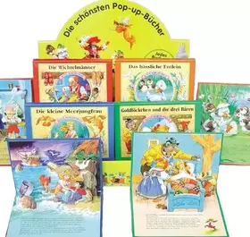 Couverture du produit · Bunte Märchenwelt Pop-up-Bücher: Goldlöckchen und die drei Bären /Die kleine Meerjungfrau /Das hässliche Entlein /Die Wichtelmä