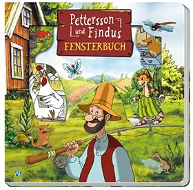 Couverture du produit · Fenster-Pappenbuch "Pettersson und Findus": Entdeckerbuch Beschäftigungsbuch Spielbuch