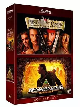 Couverture du produit · Pirates des Caraïbes / Benjamin Gates et le trésor des templiers - Coffret 2 DVD