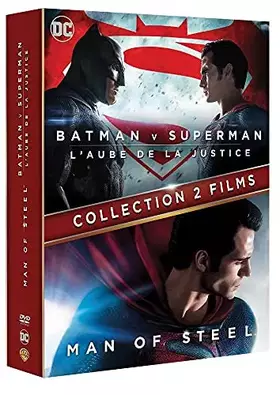 Couverture du produit · BATMAN VS SUPERMAN / MAN OF STEEL - Coffret 2 Films - DVD - DC COMICS