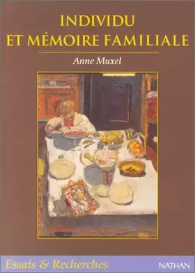 Couverture du produit · Individu et mémoire familiale