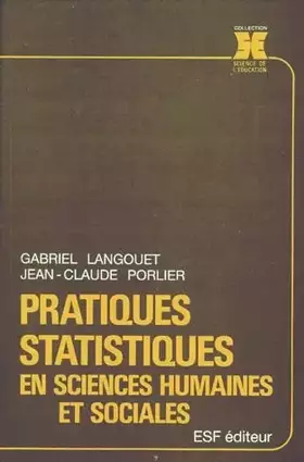 Couverture du produit · Pratiques statistiques en sciences humaines et sociales