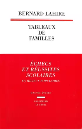 Couverture du produit · TABLEAUX DE FAMILLE. Heurs et malheurs scolaires en milieux populaires