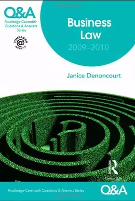 Couverture du produit · Q&A Business Law 2009-2010 (Questions and Answers)