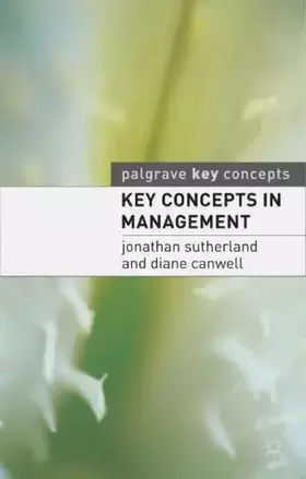 Couverture du produit · Key Concepts in Management (Palgrave Key Concepts)