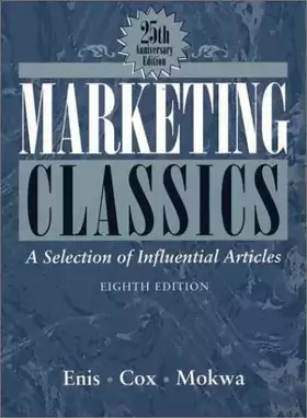 Couverture du produit · Marketing Classics: A Selection of Influential Articles