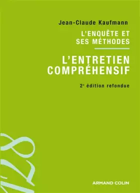 Couverture du produit · L'entretien compréhensif