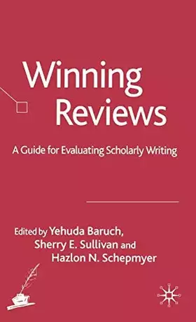 Couverture du produit · Winning Reviews: A Guide for Evaluating Scholarly Writing