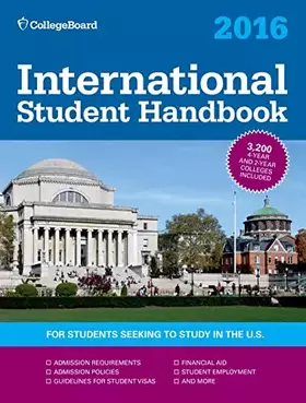 Couverture du produit · International Student Handbook 2016 (International Studend Handbook)