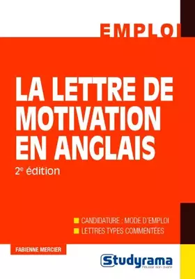 Couverture du produit · La lettre de motivation en anglais