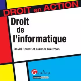 Couverture du produit · Droit de l'informatique