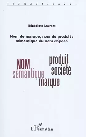 Couverture du produit · Nom de marque, nom de produit :: Sémantique du nom déposé