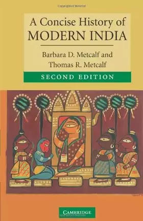Couverture du produit · A Concise History of Modern India (Cambridge Concise Histories)