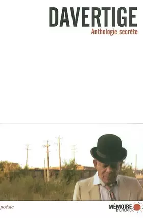 Couverture du produit · Anthologie secrète de Davertige