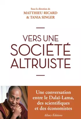 Couverture du produit · Vers une société altruiste