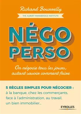 Couverture du produit · Négo perso: On négocie tous les jours, autant savoir comment faire