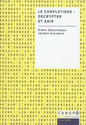Couverture du produit · Le Complotisme Decrypter et Agir