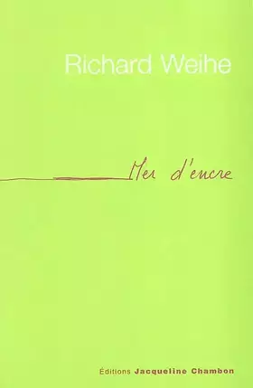 Couverture du produit · Mer d'encre