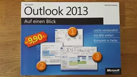 Couverture du produit · Microsoft Outlook 2013 auf einen Blick