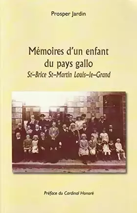 Couverture du produit · Memoires d'un enfant du pays gallo