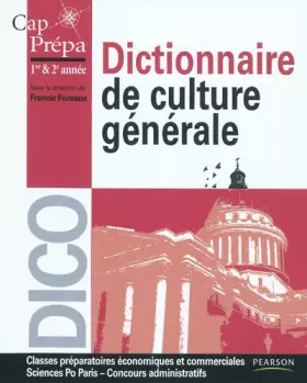 Couverture du produit · Dictionnaire de culture générale Cap Prépa