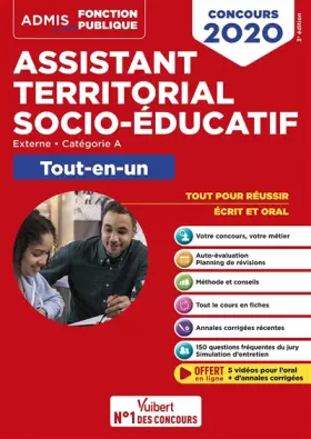 Couverture du produit · Concours Assistant territorial socio-éducatif - Catégorie A - Tout-en-un: Concours 2020