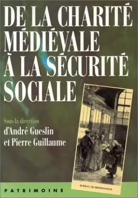Couverture du produit · De la charité médiévale à la sécurité sociale