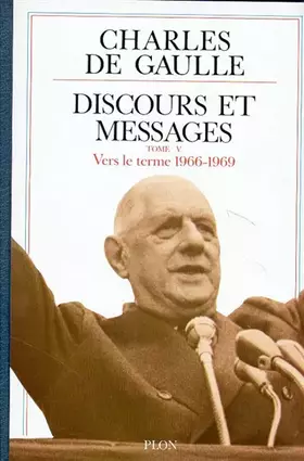 Couverture du produit · Discours et messages (05)