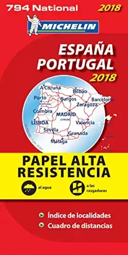 Couverture du produit · ESPANA, PORTUGAL 2018 - PAPEL ALTA RESISTENCIA / ESPAGNE, PORTUGAL 2018 - INDECHIRABLE