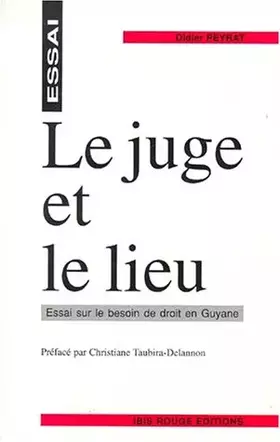 Couverture du produit · Le Juge et le lieu