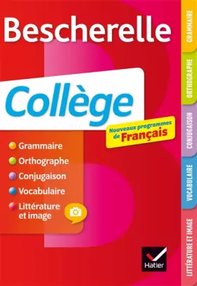 Couverture du produit · Bescherelle Français collège (6, 5e, 4e, 3e): grammaire, orthographe, conjugaison, vocabulaire....